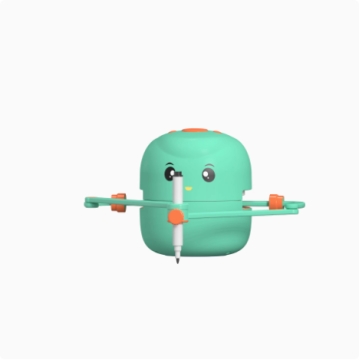 早教智能绘画机器人画画美术指导辅导幼儿儿童益智玩具